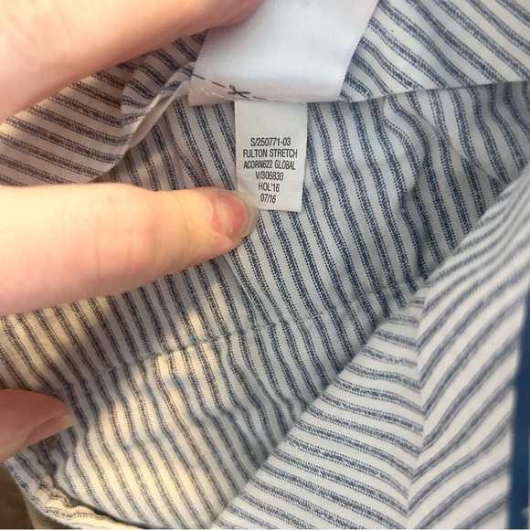 Banana Republic Fulton Chino Skinny Stretch Chino Khaki Mens Size 33 x 32 - Picture 10 of 12